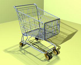 a shopping cart